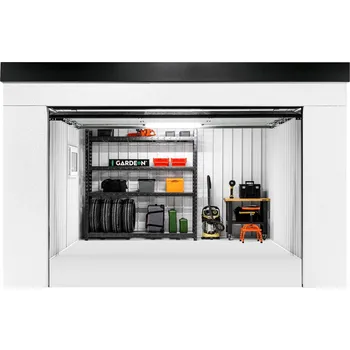 Přístřešek na auto GARDEON® Garáž s vraty Hörmann a oknem 4 m x 7 m