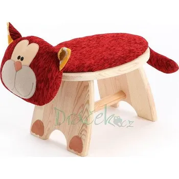 Stolička Dřevěná stolička Kocour