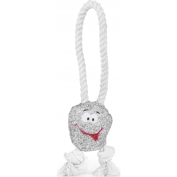 Hračka pro psa Přetahovadlo pro psa Happet Přetahovadlo Happet kámen 28cm bílá