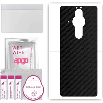 Pouzdro na mobilní telefon Fólie na zadní stranu pro Sony Xperia PRO-I - Carbonová barva