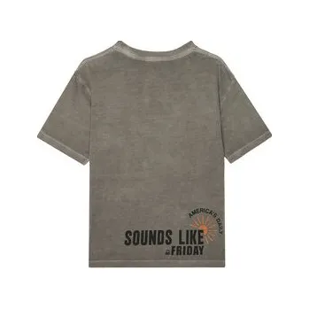 Pánské tričko United Colors Of Benetton T-Shirt 3PCMC10N7 Šedá Regular Fit 122