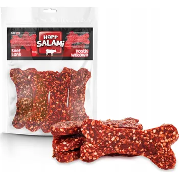 Pamlsek pro psa Hovězí salám v kostkách 100g