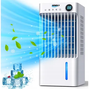 Domácí ventilátor Sloupový ventilátor Yifeng Klimatyzator Wielofunkcyjny Nawilżacz 5000 ml, bílý