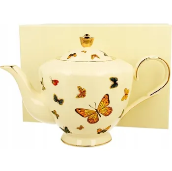 Konvice na čaj Konvice na čaj Duo Ecru Motýlci porcelán 1,5 l