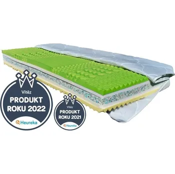 Matrace Interier Stejskal Ortopedická matrace DUO VISCO HARD 20cm 120x200cm