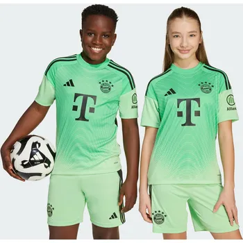 ADIDAS Dětský fotbalový dres FC Bayern 25/26 Goalkeeper 15 LET ZELENÁ