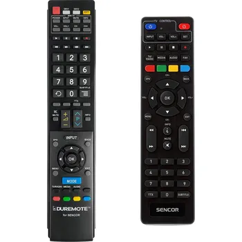 Dálkový ovladač SENCOR SDB LEARNING RCU, SDB5003T, SDB5005T, SDB5006T, SDB5007T + ovládání TV (mini TV) - dálkový ovladač duplikát