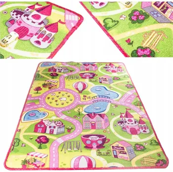 Koberec Koberec s cestou - Koberec pro děti s motivem ulic města 80x120