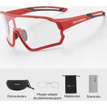 Rockbros Fotochromatické Cyklistické Brýle Sportovní Sluneční Uv400 + Pouzdro
