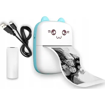 Příslušenství pro čtečku elektronické knihy DRUKUŚ Termální Bluetooth Tiskárna FOTOGRAFIÍ + 21 kusů Rolí Papíru