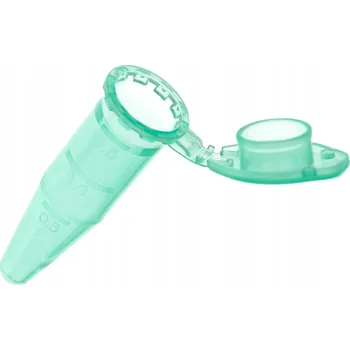 Jednorázové nádobí Zkumavky Eppendorf 1,5 ml, zelené víčko, 100 ks