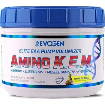 Aminokyselina Evogen Amino K.E.M. EAA Tropical Thunder Prášek 464g