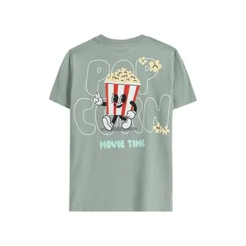 Pánské tričko Coccodrillo T-Shirt WC5143212VBB Zelená Regular Fit 152