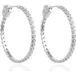 Agato Stylové stříbrné kruhy s čirými zirkony AGT-E181KW + 2 měsíce na vrácení zboží