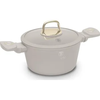 Hrnec Berlingerhaus Kastrol s titanovým povrchem a poklicí 20 cm Sahara Collection