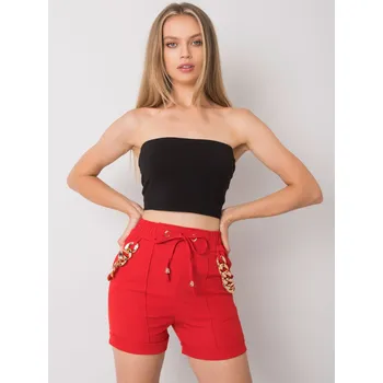 Dámské kraťasy Šortky DHJ SN 13260.38P červená L