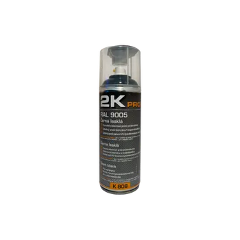Barva ve spreji 2K PRO RAL 9005 černá lesk sprej 400 ml