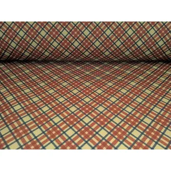 Galanterie Impregnovaná látka kočárkovina, káro, látka, metráž