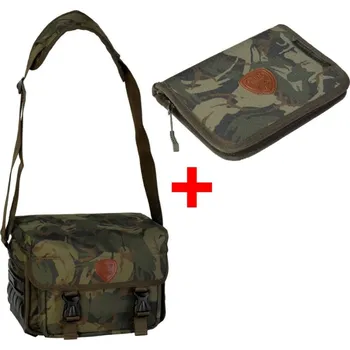 Pouzdro na rybářské vybavení Giants fishing Akční set - Vláčecí taška Spinning Bag Gaube + Pouzdro na doklady License Wallet