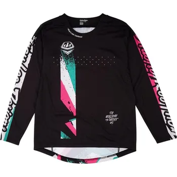 cyklistický dres Dětský dres - TROY LEE DESIGNS Sprint Full Pull 2025 - Black S