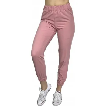 Elastické zdravotnické kalhoty DuduMed Ash Pink S