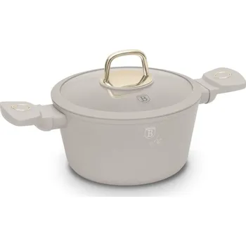Hrnec BERLINGERHAUS Kastrol s titanovým povrchem a poklicí 20 cm Sahara Collection BH-8070