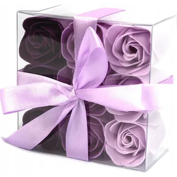 umělá květina VOŇAVÉ RŮŽE KVĚTINY Z MÝDLA FLOWER BOX jako dárek k narozeninám, dárek, svátku