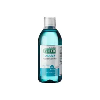 Ústní voda GUM Paroex ústní voda (výplach, CHX 0,06 % + CPC 0,05 %), 500 ml