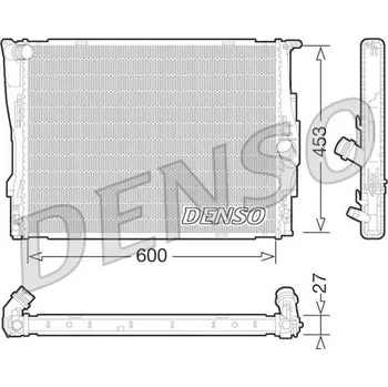 Chladič motoru Chladič, chlazení motoru DENSO DRM05073