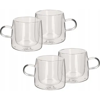 Sklenice Sklenice na kávu Homla 260 ml 4 ks