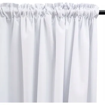 Obraz ZÁCLONY DO OBÝVÁKU NA PÁSCE 140x375 BÍLÉ PANAMA NA MÍRU