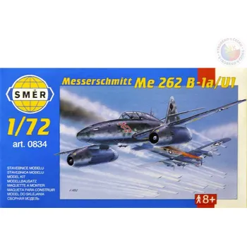 Plastikový model SMĚR Model letadlo Messerschmitt Me 262 1:72 (stavebnice letadla) | AS72