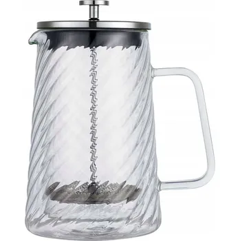 Konvice na čaj LOUHOVAČ NA ČAJ KÁVU BYLINKY KONVICE S PÍSTEM FRENCH PRESS 1000 ML