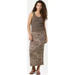 Noisy May Midi sukně Avery 27034322 Hnědá Slim Fit S