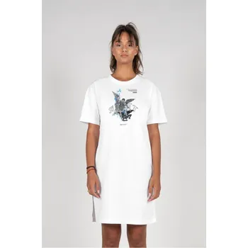 Dámské šaty Ladies SAINT V.1 Organic Dress - white M