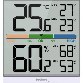 Meteostanice Techno Line Thermo-Hygrostation teploměr a vlhkoměr WS9472