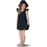 ESITO mušelínové šaty Black vel. 110-116 cm