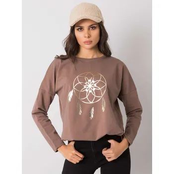 Dámská košile Halenka RV BZ 7200.30P hnědá S/M