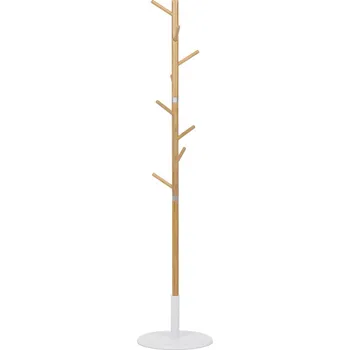 Věšák Dřevěný věšák ELROSZAN, bílý + vyzvednutí ZDARMA