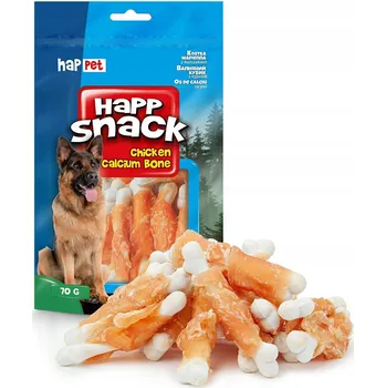 Pamlsek pro psa PSÍ PAMLSEK VÁPENKOVÁ KOSTKA S KUŘECÍM MASEM 70G