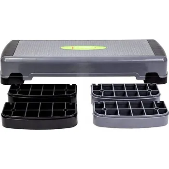 Kardio stroj STEP STEPPER PRO CVIČENÍ FITNESS A AEROBIKU 3 ÚROVNĚ HMS MODULÁRNÍ SCHŮDEK