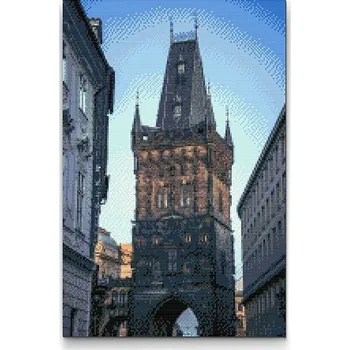 Diamantové malování Painting Queens Diamantové malování Prašná brána, 80 × 120 cm, bez rámu, hranaté