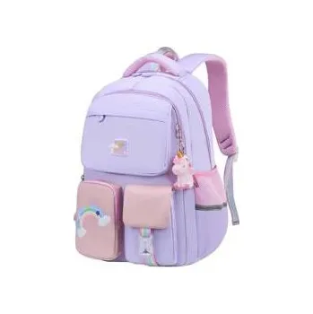 Školní batoh Školní batoh Likado s více přihrádkami fialový 20 l