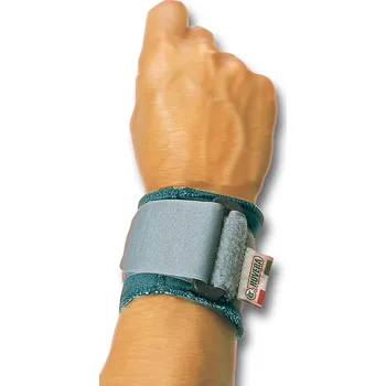 Chránič zápěstí ROVERA Bandáž na zápěstí se zapínáním na suchý zip S ŠEDÁ