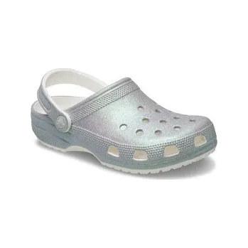Pánská móda Nazouváky Crocs Classic Iridescent Glitter Clog 211005 Stříbrná 37_38