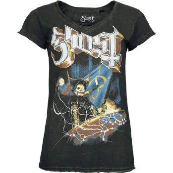 Dámské tričko Tričko z Ghost - Lightning - Ženy - antracitová
