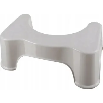 Stolička Protiskluzová stolička k toaletě, bílá