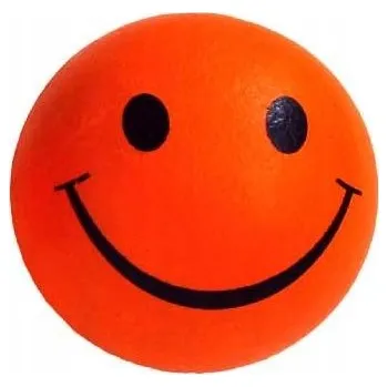 Hračka pro psa Hračka míček smajlík Happet 57 mm oranžová