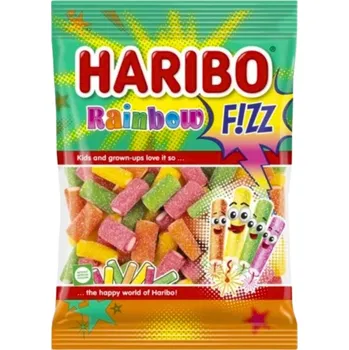Bonbon Haribo Rainbow Fizz 175g