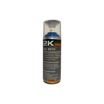 Barva ve spreji 2K PRO RAL 5010 modrá enziánová lesk sprej 400 ml